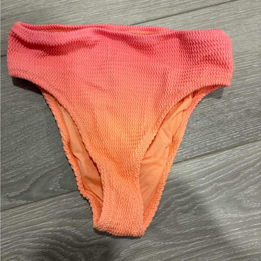 Victoria's Secret Coral and Peach Bikini Bottom
